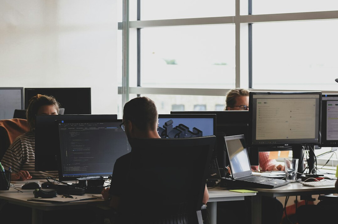 team of developers collaborating